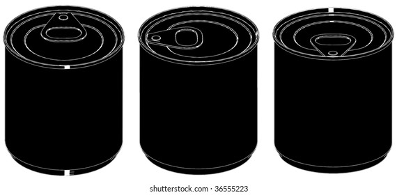 Metal Can Vector 01