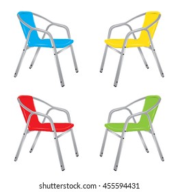 metal chairs