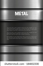 metal chrome vector background