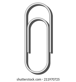 Metal clip with shadow