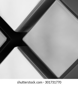 Metal color components abstract vector background. Cross crack. Industrial futuristic illustration. Place for business text.
