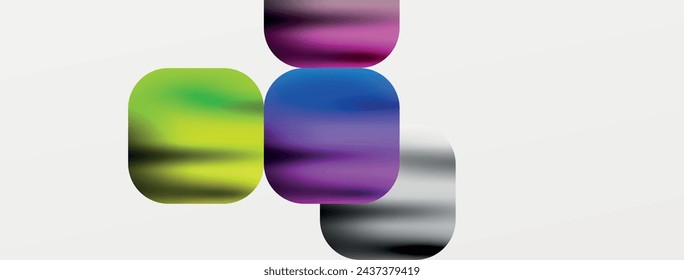 Metal colorful plates background. Vector Illustration For Wallpaper, Banner, Background, Card, Book Illustration, landing page