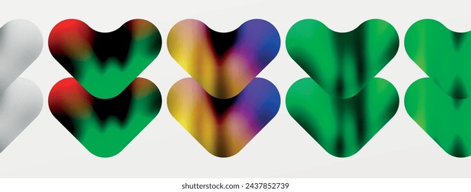 Metal colorful plates background. Vector Illustration For Wallpaper, Banner, Background, Card, Book Illustration, landing page
