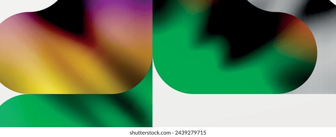 Metal colorful plates background. Vector Illustration For Wallpaper, Banner, Background, Card, Book Illustration, landing page