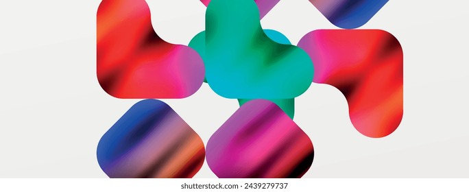 Metal colorful plates background. Vector Illustration For Wallpaper, Banner, Background, Card, Book Illustration, landing page