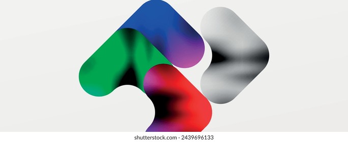 Fondo de placas de colores de metal. Ilustración vectorial para fondo de pantalla, banner, fondo, tarjeta, ilustración de libro, página de destino