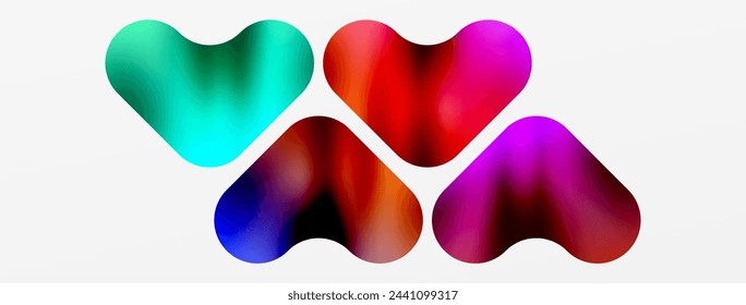 Metal colorful plates background. Vector Illustration For Wallpaper, Banner, Background, Card, Book Illustration, landing page