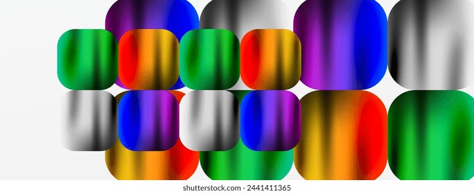 Metal colorful plates background. Vector Illustration For Wallpaper, Banner, Background, Card, Book Illustration, landing page