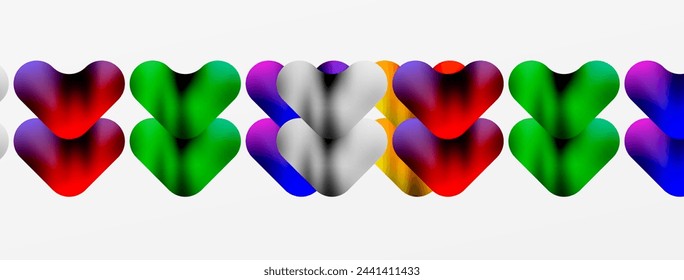 Metal colorful plates background. Vector Illustration For Wallpaper, Banner, Background, Card, Book Illustration, landing page