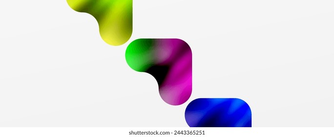 Metal colorful plates background. Vector Illustration For Wallpaper, Banner, Background, Card, Book Illustration, landing page