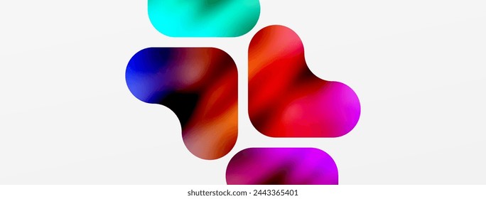 Fondo de placas de colores de metal. Ilustración vectorial para fondo de pantalla, banner, fondo, tarjeta, ilustración de libro, página de destino