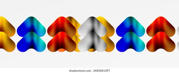 Metal colorful plates background. Vector Illustration For Wallpaper, Banner, Background, Card, Book Illustration, landing page