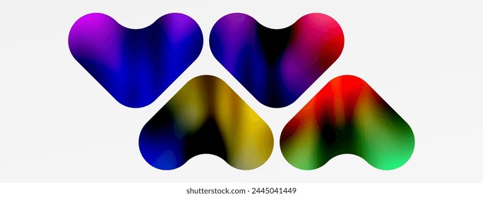 Fondo de placas de colores de metal. Ilustración vectorial Para Fondo de pantalla, Anuncio, Fondo, Tarjeta, Ilustración de libro, página de destino
