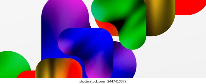 Metal colorful plates background. Vector Illustration For Wallpaper, Banner, Background, Card, Book Illustration, landing page