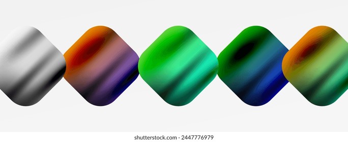 Metal colorful plates background. Vector Illustration For Wallpaper, Banner, Background, Card, Book Illustration, landing page