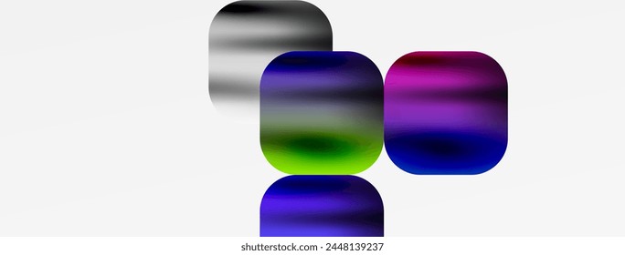 Fondo de placas de colores de metal. Ilustración vectorial Para Fondo de pantalla, Anuncio, Fondo, Tarjeta, Ilustración de libro, página de destino