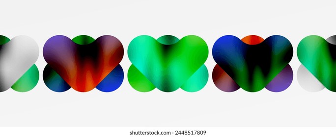 Metal colorful plates background. Vector Illustration For Wallpaper, Banner, Background, Card, Book Illustration, landing page