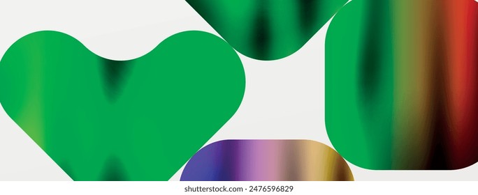 Metal colorful plates background. Vector Illustration For Wallpaper, Banner, Background, Card, Book Illustration, landing page