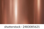 Metal Copper texture background or aluminum brushed Copper texture with reflection .Copper antique color for border, frame, ribbon design.Vector Illustration