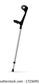 Metal crutch