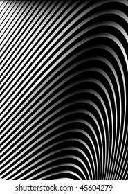 Metal curved background