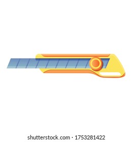 Metal cutter icon. Cartoon of metal cutter vector icon for web design isolated on white background