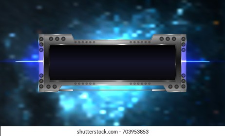 Metal design of the user interface