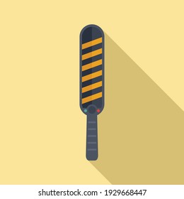 Metal detector access icon. Flat illustration of metal detector access vector icon for web design