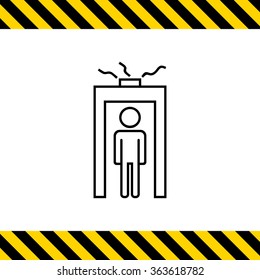 Metal detector gate