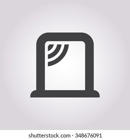 Metal detector icon. 