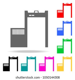 metal detector icon. Elements of Airport multi colored icons. Premium quality graphic design icon. Simple icon for websites, web design, mobile app, info graphics on white background