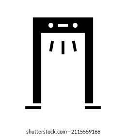 Metal Detector icon isolated on white background