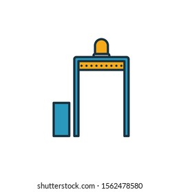 Metal Detector icon. Simple element from security icons collection. Creative Metal Detector icon ui, ux, apps, software and infographics.
