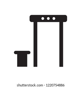 Metal detector icon. Trendy Metal detector logo concept on white background from museum collection. Suitable for use on web apps, mobile apps and print media.