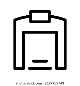 Metalldetektor Symbol Vektorsymbol Design Illustration