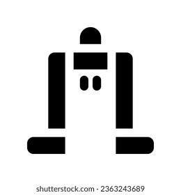 metal detector icon. vector icon for your website, mobile, presentation, and logo design.