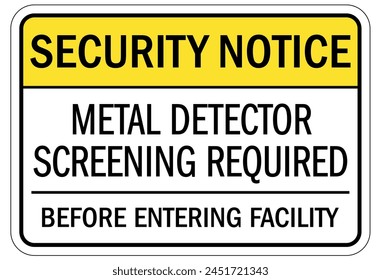Sicherheitskontrollpunkt für Metalldetektor