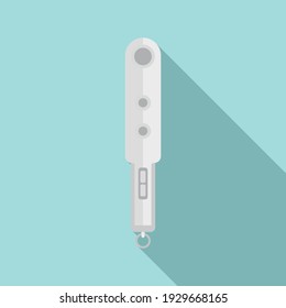 Icono del sistema detector de metales. Ilustración plana del icono vector del sistema de detector de metales para el diseño web