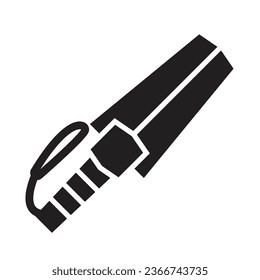 Metal Detector Vector Glyph Icon For Personal And Commercial Use.
