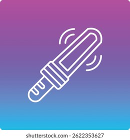 Ícone vetorial do Detector de Metal. Pode ser usado para impressão, aplicativos móveis e da Web.