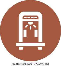 Ilustração de design de ícone de vetor de metal