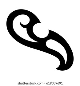 A metal device for sewing.Sewing or tailoring tools kit single icon in black style vector symbol stock illustration.