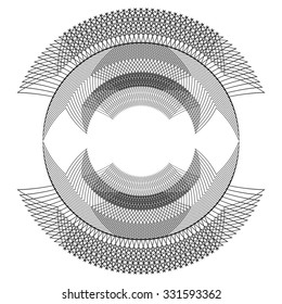 
metal disc on a white background