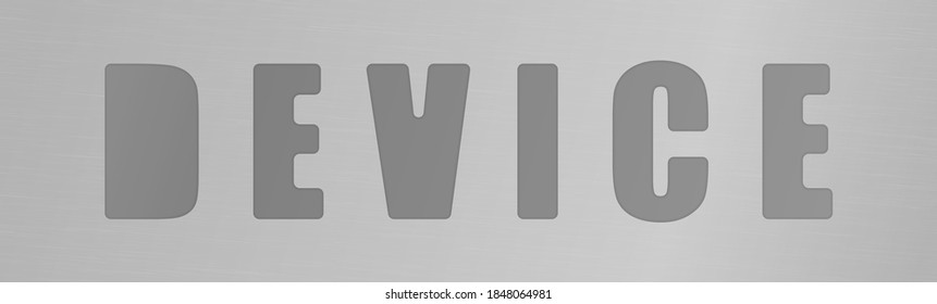 Metal engraving with highlights and shadows