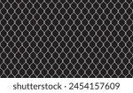 Metal fence background. Mesh steel chain pattern. Vector illustration