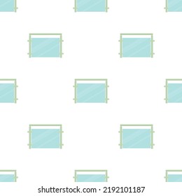 Patrón de valla metálica textura de fondo transparente repetición de papel tapiz vector geométrico