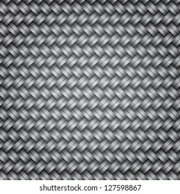 Metal fiber wicker texture background,vector illustration