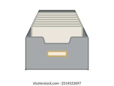 Archivo de metal y cajón de documentos