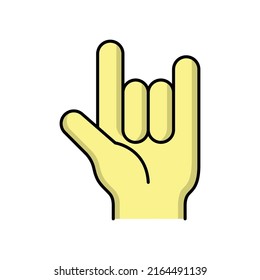 Metal Finger Icon Design Template Vector Stock Vector (Royalty Free ...