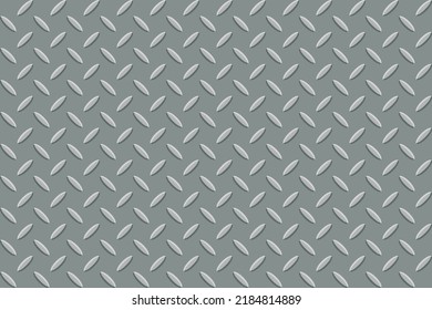 Metal floor texture seamless vector pattern